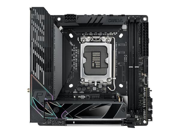 ASUS ROG STRIX Z790-I GAMING WIFI - Hovedkort - mini-ITX - LGA1700-sokkel - Z790 Chipset - USB 3.2 Gen 1, USB 3.2 Gen 2, USB4, USB-C 3.2 Gen2, USB-C
