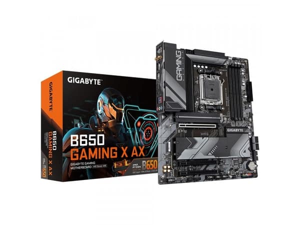 Gigabyte B650 GAMING X AX - Hovedkort - ATX - Socket AM5 - AMD B650 Chipset - USB 3.2 Gen 2, USB-C 3.2 Gen2, USB 3.2 Gen 1 - 2.5 Gigabit LAN, Wi-Fi 6