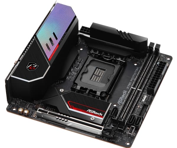 ASRock Z790 PG-ITX/TB4 - Hovedkort - mini-ITX - LGA1700-sokkel - Z790 Chipset - USB 3.2 Gen 1, USB 3.2 Gen 2, USB-C Gen 2x2, USB4 - Bluetooth, 2.5 Gi