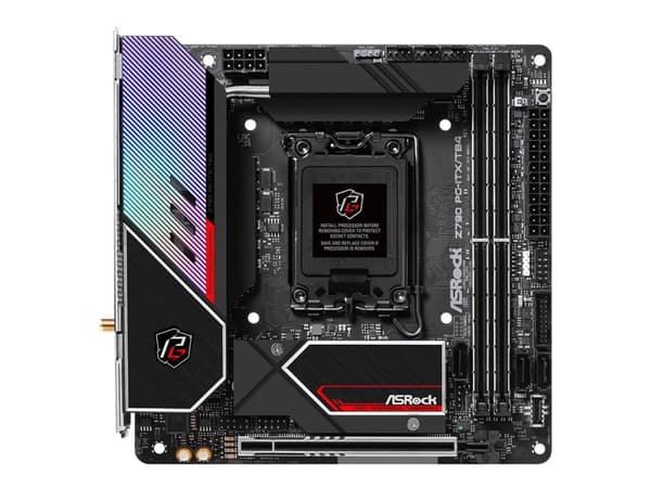 ASRock Z790 PG-ITX/TB4 - Hovedkort - mini-ITX - LGA1700-sokkel - Z790 Chipset - USB 3.2 Gen 1, USB 3.2 Gen 2, USB-C Gen 2x2, USB4 - Bluetooth, 2.5 Gi