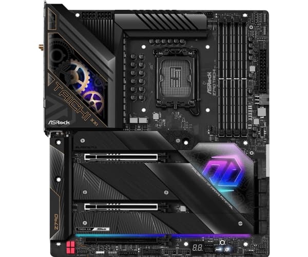 ASRock Z790 Taichi - Hovedkort - utvidet ATX (E-ATX) - LGA1700-sokkel - Z790 Chipset - USB 3.2 Gen 1, USB 3.2 Gen 2, USB4, USB-C 3.2 Gen 2x2 - Blueto