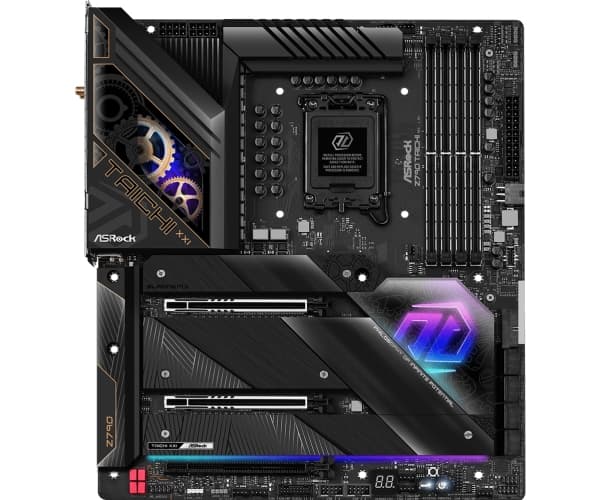 ASRock Z790 Taichi - Hovedkort - utvidet ATX (E-ATX) - LGA1700-sokkel - Z790 Chipset - USB 3.2 Gen 1, USB 3.2 Gen 2, USB4, USB-C 3.2 Gen 2x2 - Blueto
