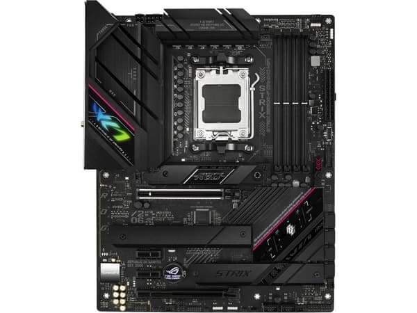 ASUS ROG Strix B650E-F Gaming WiFi - Moderkort - ATX - Socket AM5 - AMD B650 Chipuppsättning - USB-C 3.2 Gen 2x2, USB-C 3.2 Gen2, USB 3.2 Gen 2, USB