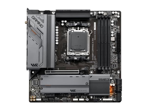 Gigabyte B650M GAMING X AX - 1.X - moderkort - micro ATX - Socket AM5 - AMD B650 Chipuppsättning - USB 3.2 Gen 2, USB-C 3.2 Gen2, USB 3.2 Gen 1 - 2.5