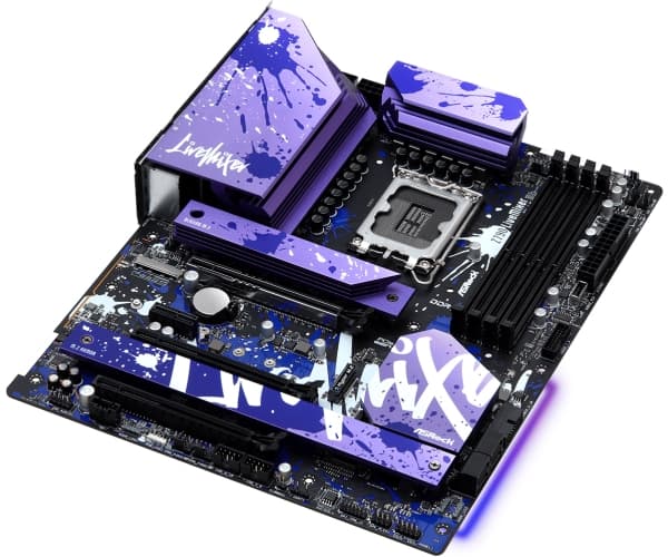 ASRock Z790 LiveMixer - Hovedkort - ATX - LGA1700-sokkel - Z790 Chipset - USB 3.2 Gen 1, USB 3.2 Gen 2, USB-C 3.2 Gen2, USB-C 3.2 Gen 2x2 - 2.5 Gigab