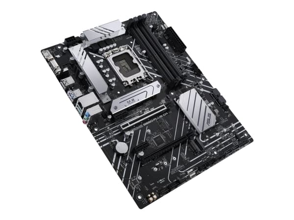 ASUS PRIME B660-PLUS D4 - Hovedkort - ATX - LGA1700-sokkel - B660 Chipset - USB-C Gen 2x2, USB 3.2 Gen 2, USB 3.2 Gen 1 - 2.5 Gigabit LAN - innbygd g