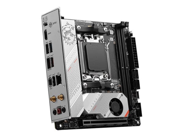 MSI MPG B650I EDGE WIFI - Moderkort - mini ITX - Socket AM5 - AMD B650 Chipuppsättning - USB 3.2 Gen 2, USB-C 3.2 Gen2, USB 3.2 Gen 1, USB-C 3.2 Gen