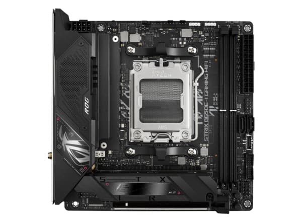 ASUS ROG Strix B650E-I Gaming WiFi - Moderkort - mini ITX - Socket AM5 - AMD B650 Chipuppsättning - USB-C 3.2 Gen 2x2, USB-C 3.2 Gen2, USB 3.2 Gen 2,