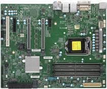 Supermicro X11SCA arbetsstation moderkort (Intel chipset, socket H4 LGA-1151-64 GB DDR4 SDRAM maximalt RAM, DIMM, UDIMM, 4 x minneskortplatser, Gigabi