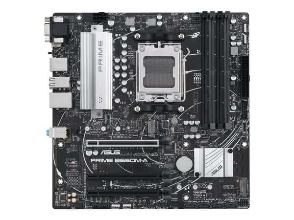 ASUS Prime B650M-A-CSM - Hovedkort - micro ATX - Socket AM5 - AMD B650 Chipset - USB 3.2 Gen 1, USB 3.2 Gen 2, USB-C 3.2 Gen 1 - 2.5 Gigabit LAN - in