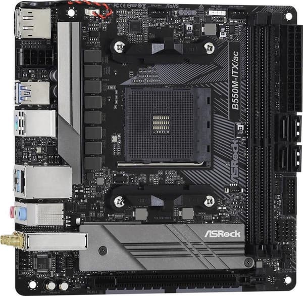 Asrock B550M-ITX/ac AMD B550 Socket AM4 mini ITX