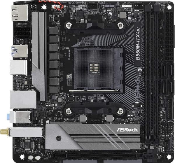 Asrock B550M-ITX/ac AMD B550 Socket AM4 mini ITX