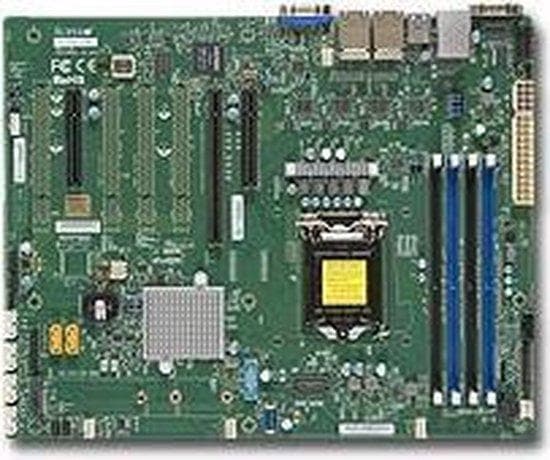 Super Micro SUPERMICRO - Emolevy - Intel - 4 x Gigabit LAN - sisäänrakennettu näytönohjain (MBD-X11SSI-LN4F-O)