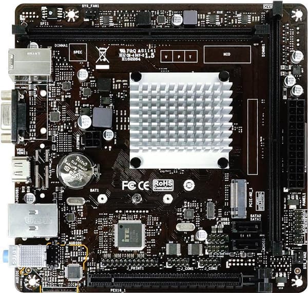 Biostar J4125NHU Mini ITX 500175000 moderkort
