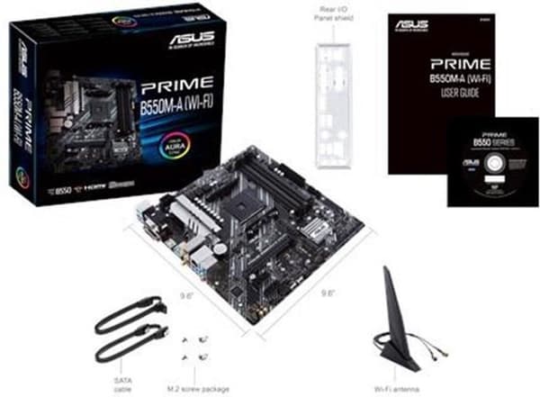 ASUS PRIME B550M-A Socket AM4 micro ATX AMD B550