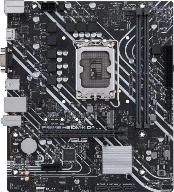 ASUS PRIME H610M-K D4 Intel H610 LGA 1700 mikro ATX