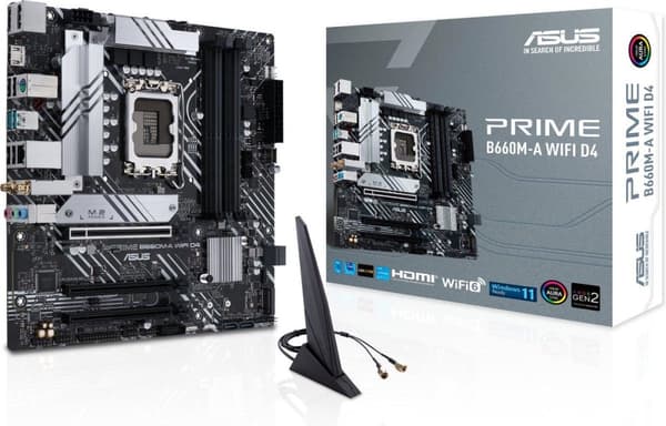 ASUS PRIME B660M-A WIFI D4 Intel B660 LGA 1700 mikro ATX