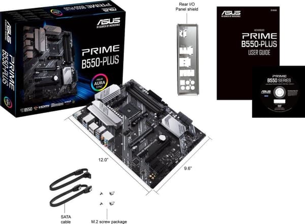 ASUS PRIME B550-PLUS AMD B550 Socket AM4 ATX