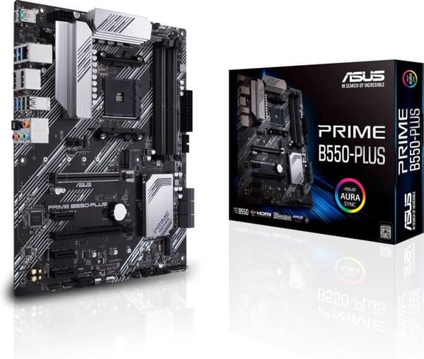 ASUS PRIME B550-PLUS AMD B550 Socket AM4 ATX