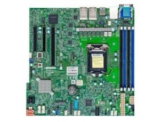 SUPERMICRO X12STH-LN4F - Hovedkort - micro ATX - LGA1200-sokkel - C256 Chipset - USB 3.2 Gen 1 - 4 x Gigabit LAN - innbygd grafikk