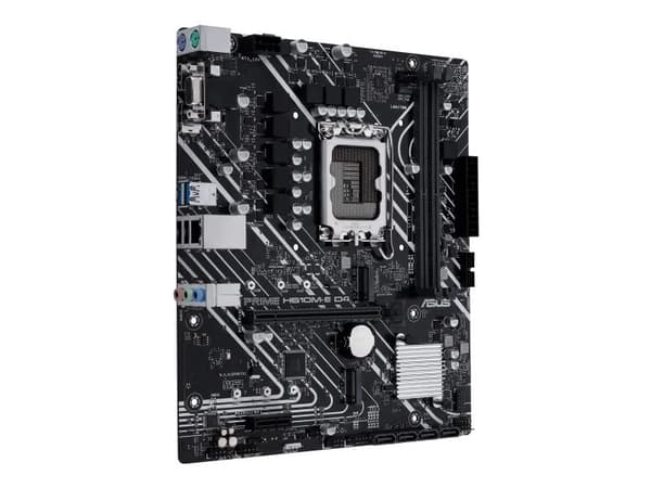 ASUS PRIME H610M-E D4-CSM - Hovedkort - micro ATX - LGA1700-sokkel - H610 Chipset - USB 3.2 Gen 1 - Gigabit LAN - innbygd grafikk (CPU kreves) - HD-l