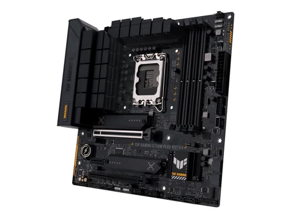 ASUS TUF GAMING B760M-PLUS WIFI D4 - Hovedkort - micro ATX - LGA1700-sokkel - B760 Chipset - USB 3.2 Gen 1, USB 3.2 Gen 2, USB-C 3.2 Gen 2x2 - 2.5 Gi