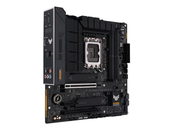 ASUS TUF GAMING B760M-PLUS D4 - Hovedkort - micro ATX - LGA1700-sokkel - B760 Chipset - USB 3.2 Gen 1, USB 3.2 Gen 2, USB-C 3.2 Gen 2x2 - 2.5 Gigabit