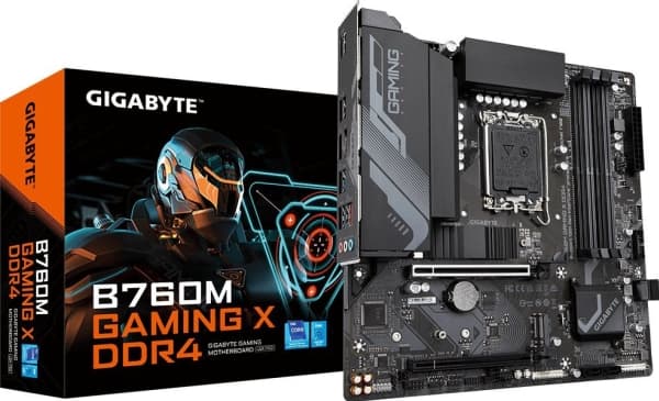 Gigabyte B760M GAMING X DDR4, Intel, LGA 1700, Intel® Celeron®, Intel® Core™ i3, Intel® Core™ i5, Intel® Core™ i7, Intel® Core™ i9,..., LGA 1700, DDR