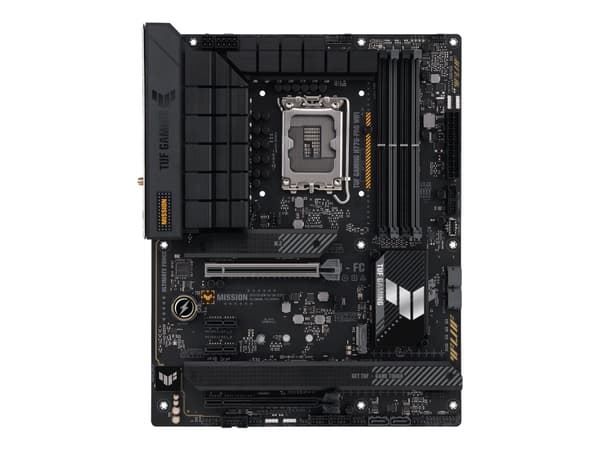 ASUS TUF GAMING H770-PRO WIFI - Hovedkort - ATX - LGA1700-sokkel - H770 Chipset - USB4, USB-C 3.2 Gen 2x2, USB 3.2 Gen 2, USB 3.2 Gen 1, USB-C 3.2 Ge