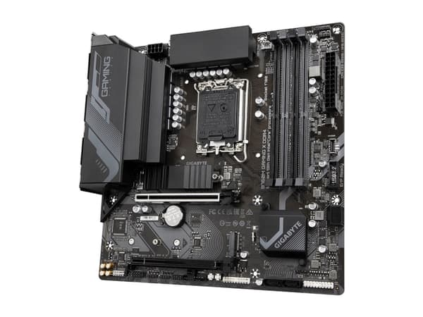 Gigabyte B760M GAMING X DDR4 - 1.0 - hovedkort - micro ATX - LGA1700-sokkel - B760 Chipset - USB-C 3.2 Gen2, USB 3.2 Gen 1 - 2.5 Gigabit LAN - innbyg