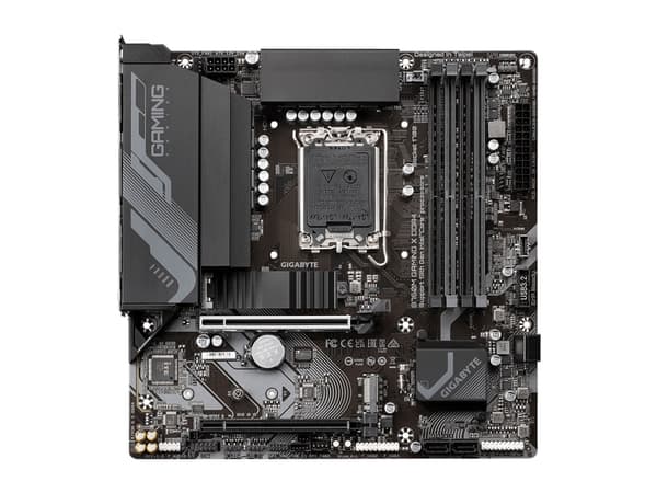 Gigabyte B760M GAMING X DDR4 - 1.0 - hovedkort - micro ATX - LGA1700-sokkel - B760 Chipset - USB-C 3.2 Gen2, USB 3.2 Gen 1 - 2.5 Gigabit LAN - innbyg
