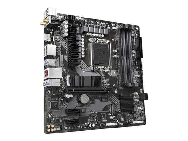 Gigabyte B760M DS3H AX DDR4 - 1.X - hovedkort - micro ATX - LGA1700-sokkel - B760 Chipset - USB-C 3.2 Gen2, USB 3.2 Gen 1 - 2.5 Gigabit LAN, Wi-Fi 6E