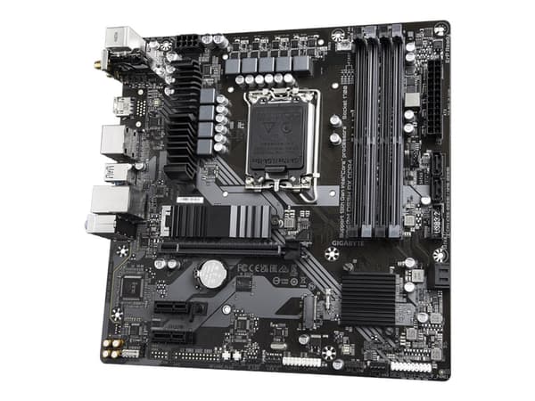 Gigabyte B760M DS3H AX DDR4 - 1.X - hovedkort - micro ATX - LGA1700-sokkel - B760 Chipset - USB-C 3.2 Gen2, USB 3.2 Gen 1 - 2.5 Gigabit LAN, Wi-Fi 6E