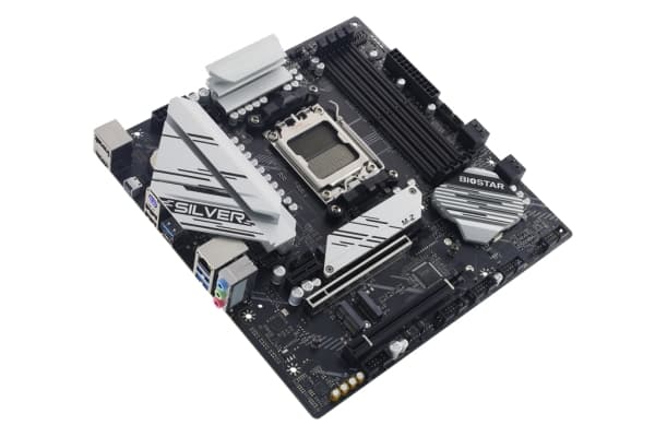Biostar B650M-SILVER - Hovedkort - mikro ATX - LGA1700-sokkel - innbygd grafikk (CPU kreves) - HD-lyd (8-kanalers)