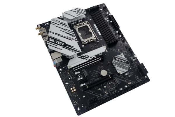 Biostar B760A-SILVER - Hovedkort - LGA1700-sokkel - innbygd grafikk (CPU kreves) - HD-lyd (8-kanalers)
