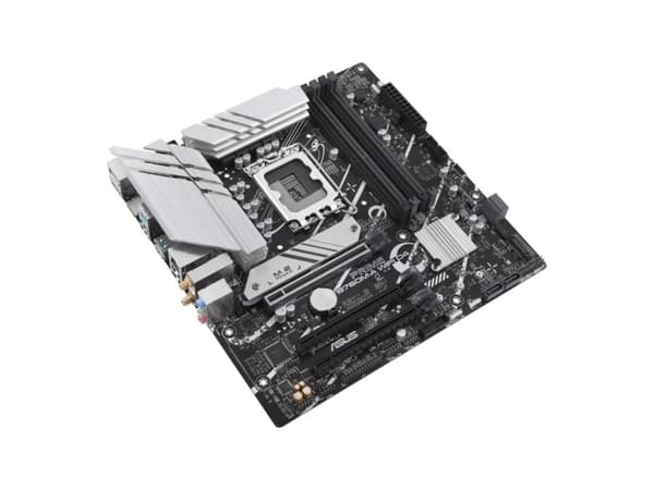 ASUS PRIME B760M-A WIFI D4 - Hovedkort - micro ATX - LGA1700-sokkel - B760 Chipset - USB 3.2 Gen 2, USB 3.2 Gen 1, USB-C 3.2 Gen 1 - 2.5 Gigabit LAN,
