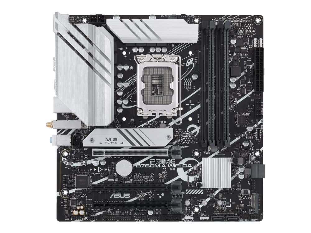 ASUS - Moderkort - LGA1700-uttag - inbyggda grafiken (CPU krävs) - HD-ljud (8 kanaler)
