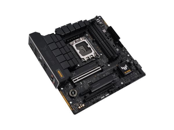 ASUS TUF GAMING B760M-PLUS D4 - Hovedkort - micro ATX - LGA1700-sokkel - B760 Chipset - USB-C 3.2 Gen 2x2, USB 3.2 Gen 2, USB 3.2 Gen 1 - 2.5 Gigabit