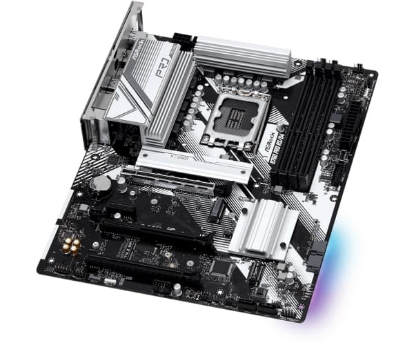 ASRock B760 PRO RS/D4 - Hovedkort - ATX - LGA1700-sokkel - B760 Chipset - USB 3.2 Gen 1, USB-C 3.2 Gen2, USB-C 3.2 Gen 1 - 2.5 Gigabit LAN - innbygd