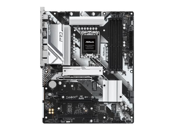 ASRock B760 PRO RS/D4 - Hovedkort - ATX - LGA1700-sokkel - B760 Chipset - USB 3.2 Gen 1, USB-C 3.2 Gen2, USB-C 3.2 Gen 1 - 2.5 Gigabit LAN - innbygd