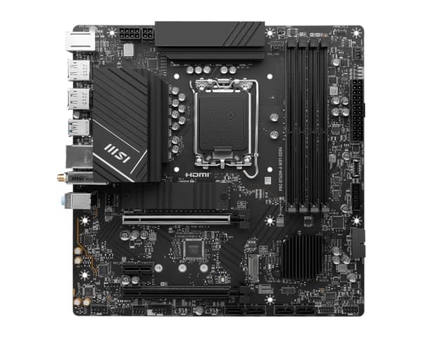 MSI Pro B760M-A WiFi DDR4, Intel B760 emolevy - Socket 1700, DDR4