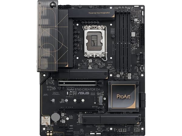 ASUS ProArt B760-CREATOR D4 - Hovedkort - ATX - LGA1700-sokkel - B760 Chipset - USB 3.2 Gen 1, USB-C 3.2 Gen2, USB-C 3.2 Gen 2x2 - Gigabit LAN, 2.5 G