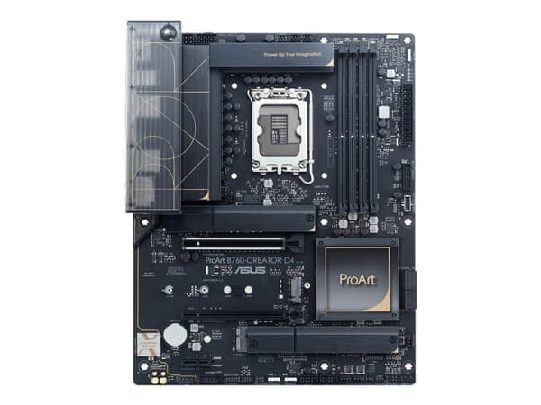 ASUS ProArt B760-CREATOR D4 - Hovedkort - ATX - LGA1700-sokkel - B760 Chipset - USB 3.2 Gen 1, USB-C 3.2 Gen2, USB-C 3.2 Gen 2x2 - Gigabit LAN, 2.5 G