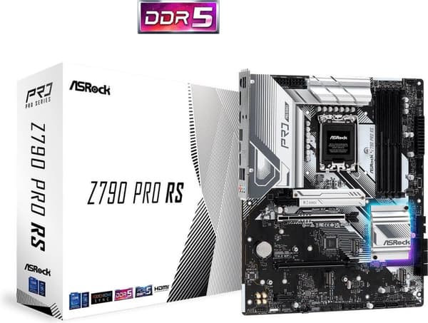ASROCK Z790 Pro RS - Bundkort - ATX - Sokkel LGA1700 - Intel Z790 - DDR5