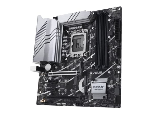 ASUS PRIME Z790M-PLUS - Hovedkort - micro ATX - LGA1700-sokkel - Z790 Chipset - USB-C 3.2 Gen 2x2, USB-C 3.2 Gen 1, USB 3.2 Gen 2, USB 3.2 Gen 1, USB