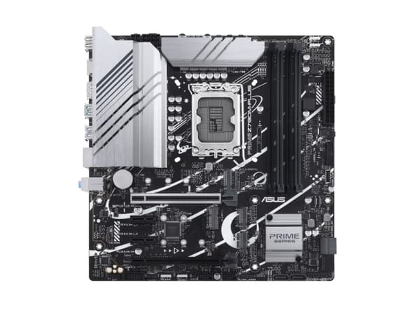 ASUS PRIME Z790M-PLUS - Hovedkort - micro ATX - LGA1700-sokkel - Z790 Chipset - USB-C 3.2 Gen 2x2, USB-C 3.2 Gen 1, USB 3.2 Gen 2, USB 3.2 Gen 1, USB