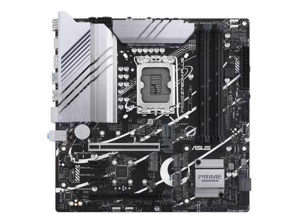 ASUS PRIME Z790M-PLUS - Hovedkort - micro ATX - LGA1700-sokkel - Z790 Chipset - USB-C 3.2 Gen 2x2, USB-C 3.2 Gen 1, USB 3.2 Gen 2, USB 3.2 Gen 1, USB