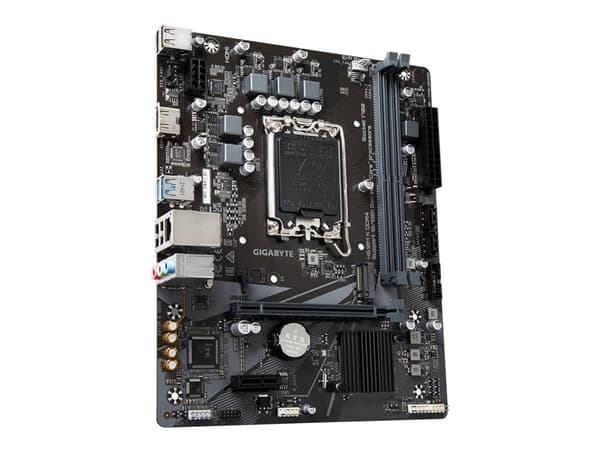 Gigabyte H610M K DDR4 - 1.0 - hovedkort - micro ATX - LGA1700-sokkel - H610 Chipset - USB 3.2 Gen 1 - Gigabit LAN - innbygd grafikk (CPU kreves) - HD