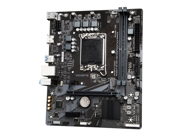 Gigabyte H610M K DDR4 - 1.0 - hovedkort - micro ATX - LGA1700-sokkel - H610 Chipset - USB 3.2 Gen 1 - Gigabit LAN - innbygd grafikk (CPU kreves) - HD