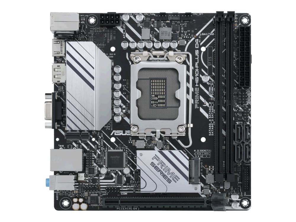 Moderkort Asus PRIME H610I-PLUS D4-CSM /H610/DDR4/SATA3/M.2/USB3.1/s.1700/mITX